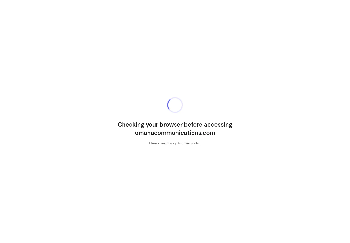 Omaha Communications homepage preview — omahacommunications.com
